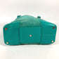LOEWE Tote Bag Leather / suede green Anagram logo Women Used Authentic