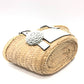 LOEWE Tote Bag 327.02.S92 straw beige Anagram with stud flowers Women Used Authentic