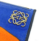 LOEWE Clutch bag Canvas, Leather multicolor John Allen John Allen Women Used Authentic