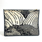 LOEWE Clutch bag Canvas, Leather black T pouch John Allen John Allen Women Used Authentic
