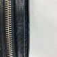 LOEWE Clutch bag leather black pouch bag Anagram T Pouch mens Used Authentic