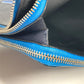 LOEWE Clutch bag leather blue logo unisex(Unisex) Used Authentic