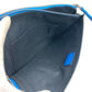 LOEWE Clutch bag leather blue logo unisex(Unisex) Used Authentic