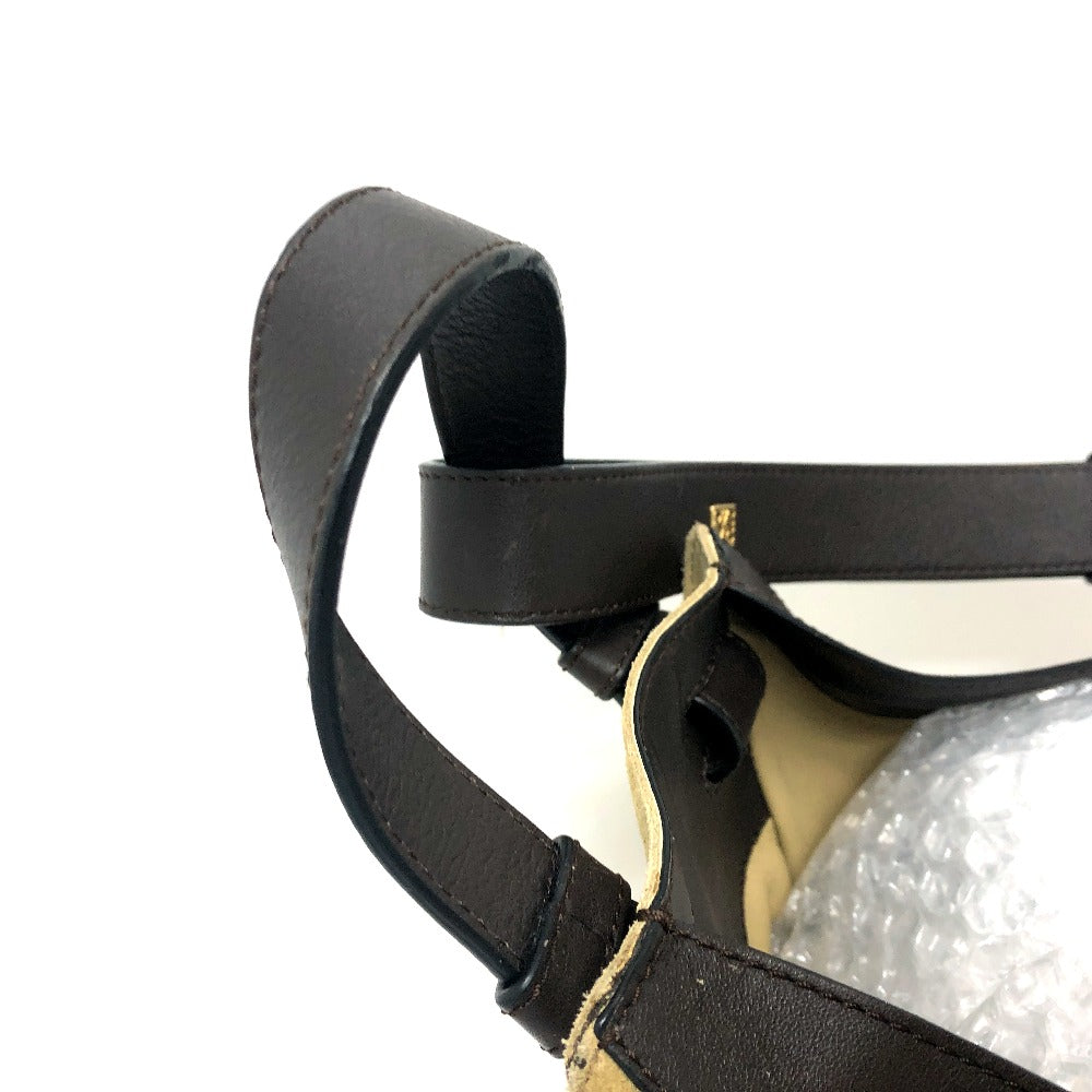 LOEWE Handbag Leather / suede beige Hammock large