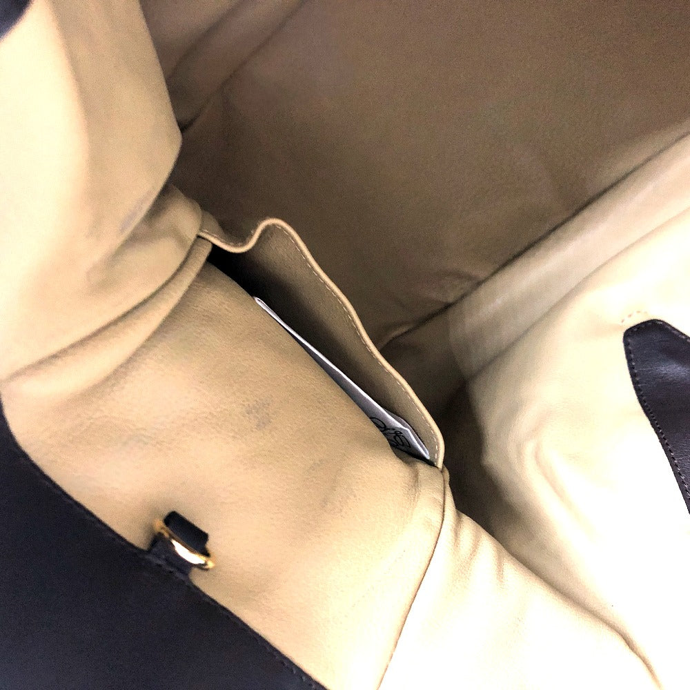 LOEWE Handbag Leather / suede beige Hammock large