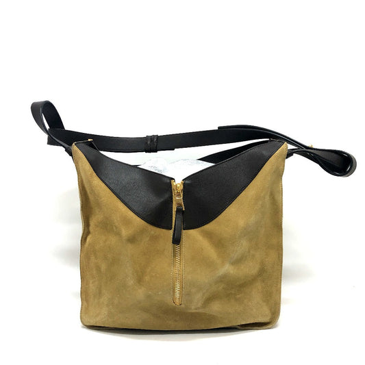 LOEWE Handbag Leather / suede beige Hammock large