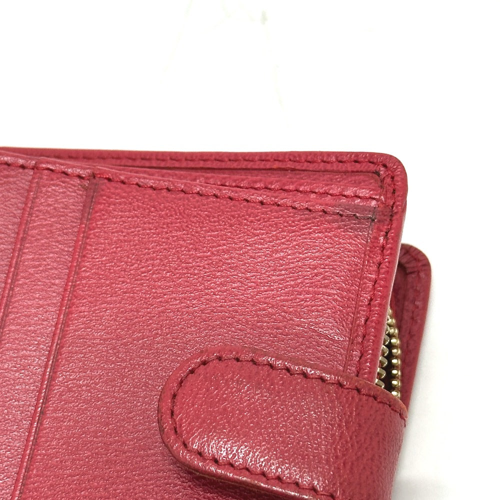 LOEWE Folded wallet leather Red logo