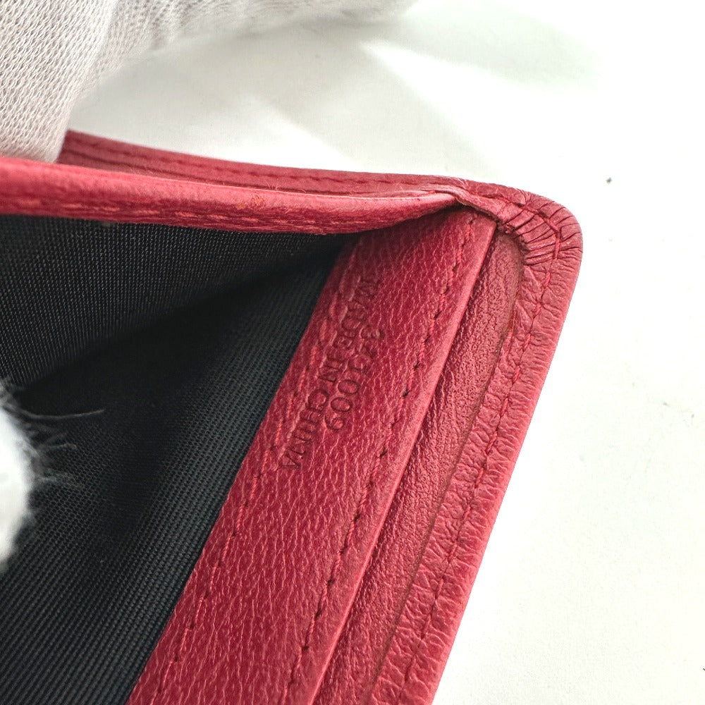 LOEWE Folded wallet leather Red logo