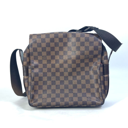 LOUIS VUITTON Shoulder Bag ‚m45255 Damier canvas Brown Damier Naviglio Women Used Authentic