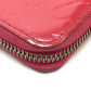 LOUIS VUITTON Long Wallet Purse M9147F Patent leather pink Monogram Vernis Zip Around long wallet Women Used Authentic