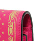GUCCI Shoulder Bag 524967 Smooth Calfskin Leather pink Star 2WAY Clutch Bag SEGA Sega logo GUCCY Print Chain Wallet Bag Women Used Authentic