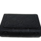LOUIS VUITTON Bifold Wallet M80151 Implant leather (monogram embossed) Noir Monogram Unplant Portefeuille Claire