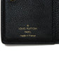LOUIS VUITTON Bifold Wallet M80151 Implant leather (monogram embossed) Noir Monogram Unplant Portefeuille Claire