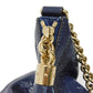 GUCCI Shoulder Bag 326706 Patent leather Navy Patent Tassel ChainShoulder Interlocking G Soho Chain Bag Women Used Authentic