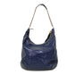 GUCCI Shoulder Bag 326706 Patent leather Navy Patent Tassel ChainShoulder Interlocking G Soho Chain Bag Women Used Authentic