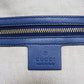 GUCCI Shoulder Bag 326706 Patent leather Navy Patent Tassel ChainShoulder Interlocking G Soho Chain Bag Women Used Authentic