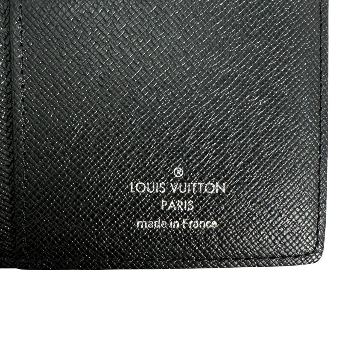 LOUIS VUITTON Long Wallet Purse N62665 Damier Grafitto Canvas Black x gray Damier Grafitte Portefeuille Blaza