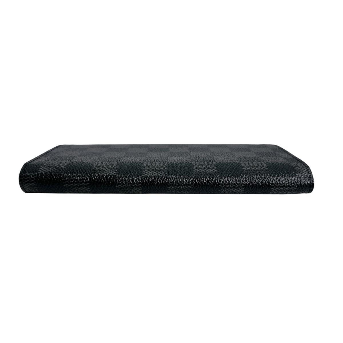 LOUIS VUITTON Long Wallet Purse N62665 Damier Grafitto Canvas Black x gray Damier Grafitte Portefeuille Blaza
