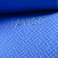 LOUIS VUITTON Long Wallet Purse M63300 Taiga Blue x black Eclipse Portefeuille Blaza