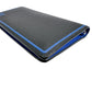 LOUIS VUITTON Long Wallet Purse M63300 Taiga Blue x black Eclipse Portefeuille Blaza