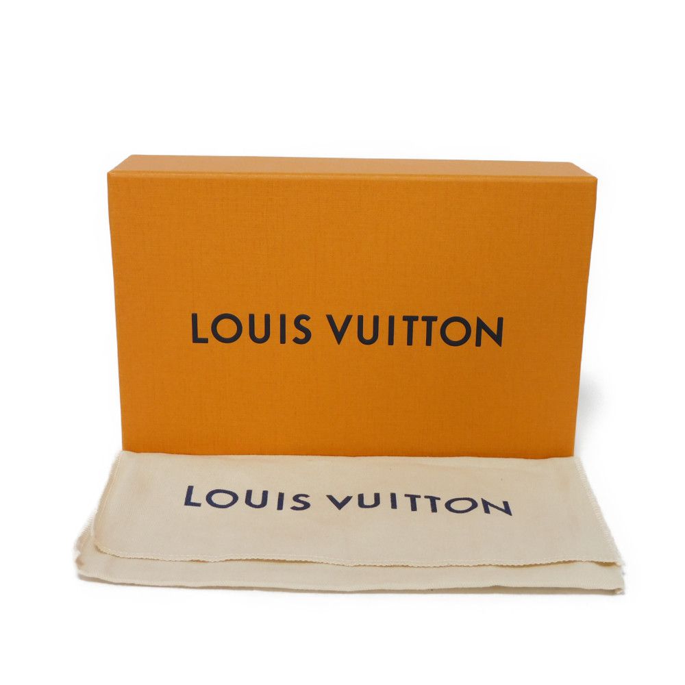 LOUIS VUITTON Long Wallet Purse N60249 Damier canvas x grain leather (embossed) Rose valerine Brown Gold Pink New Bifold Wallet Damier Studs Portefeuille Sarah Women Used Authentic