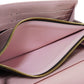 LOUIS VUITTON Long Wallet Purse N60249 Damier canvas x grain leather (embossed) Rose valerine Brown Gold Pink New Bifold Wallet Damier Studs Portefeuille Sarah Women Used Authentic