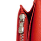 LOUIS VUITTON Long Wallet Purse M63230 Epi Leather x grain leather Rouge LV Logo FIFA World Cup Soccer Red New Bifold Wallet Epi Portefeuille Braza mens Used Authentic