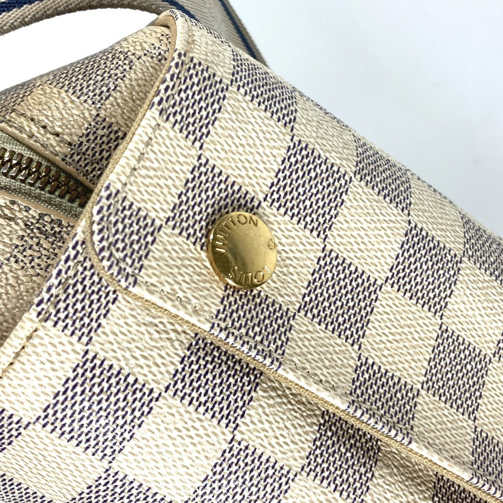 LOUIS VUITTON Shoulder Bag N51189 Damier Azur Canvas white Damier Azur Naviglio Women Used Authentic