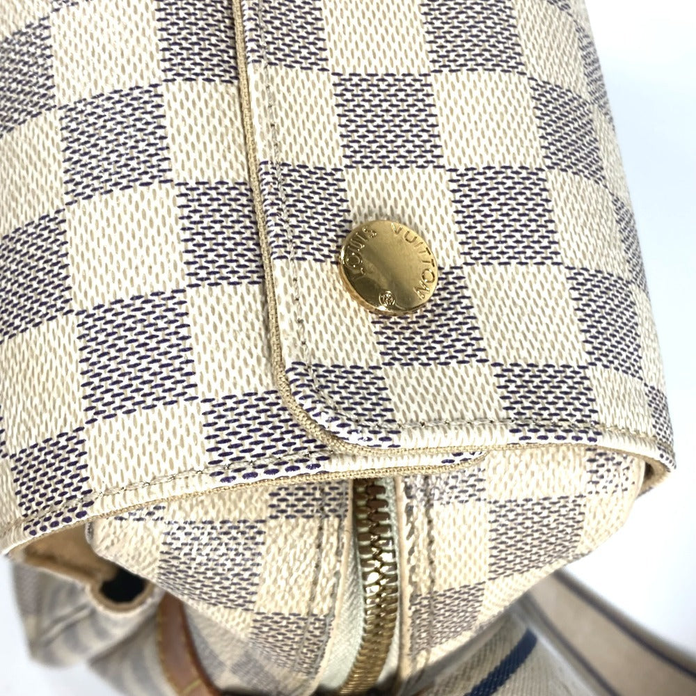 LOUIS VUITTON Shoulder Bag N51189 Damier Azur Canvas white Damier Azur Naviglio Women Used Authentic
