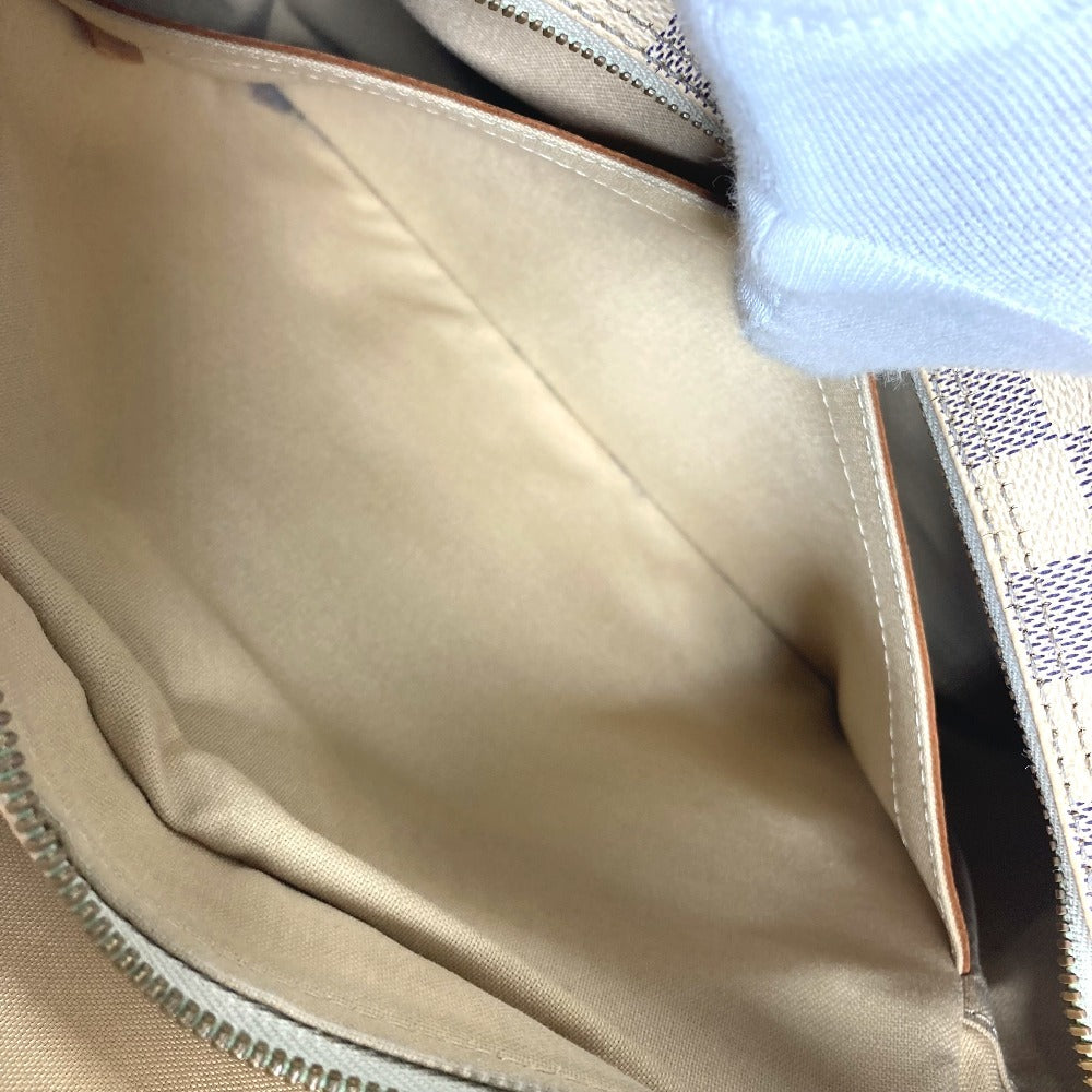 LOUIS VUITTON Shoulder Bag N51189 Damier Azur Canvas white Damier Azur Naviglio Women Used Authentic