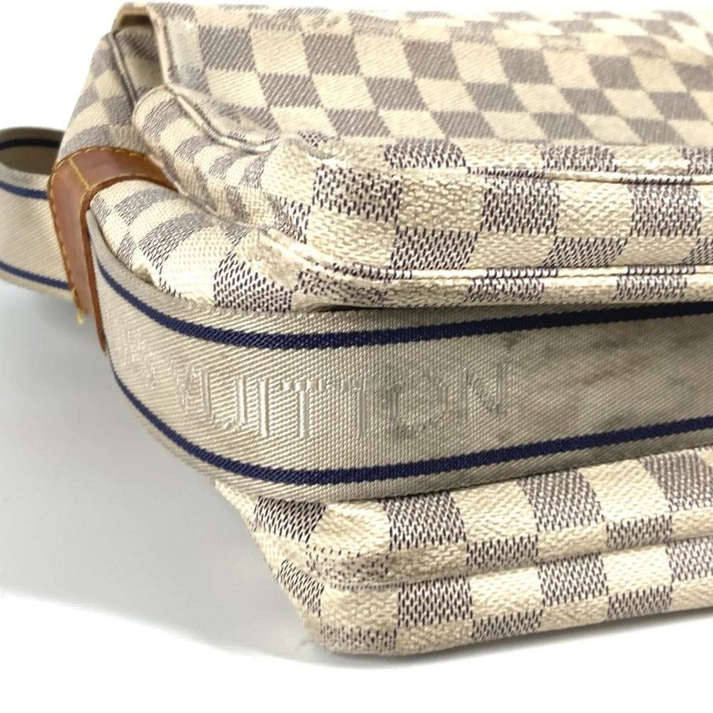 LOUIS VUITTON Shoulder Bag N51189 Damier Azur Canvas white Damier Azur Naviglio Women Used Authentic