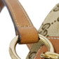 GUCCI Tote Bag 247237 GG canvas x calf leather beige Brown Bucket GG canvas Interlocking G tote Women Used Authentic