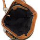 GUCCI Tote Bag 247237 GG canvas x calf leather beige Brown Bucket GG canvas Interlocking G tote Women Used Authentic