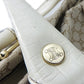 CELINE Handbag 162712BLN.02BE Canvas, Leather beige Pillow small Women Used Authentic