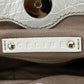 CELINE Handbag 162712BLN.02BE Canvas, Leather beige Pillow small Women Used Authentic