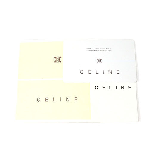 CELINE Handbag 162712BLN.02BE Canvas, Leather beige Pillow small Women Used Authentic