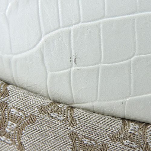 CELINE Handbag 162712BLN.02BE Canvas, Leather beige Pillow small Women Used Authentic