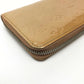 LOUIS VUITTON Long Wallet Purse M91470 Patent leather beige Vernis Zippy wallet Women Used Authentic