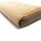 LOUIS VUITTON Long Wallet Purse M91470 Patent leather beige Vernis Zippy wallet Women Used Authentic