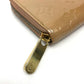 LOUIS VUITTON Long Wallet Purse M91470 Patent leather beige Vernis Zippy wallet Women Used Authentic