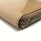 LOUIS VUITTON Long Wallet Purse M91470 Patent leather beige Vernis Zippy wallet Women Used Authentic
