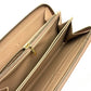 LOUIS VUITTON Long Wallet Purse M91470 Patent leather beige Vernis Zippy wallet Women Used Authentic