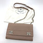 PRADA Shoulder Bag BT955X Safiano leather beige logo/shoulder ChainShoulder