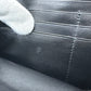 PRADA Long Wallet Purse 1M1132 leather black logo Gathered Women Used Authentic
