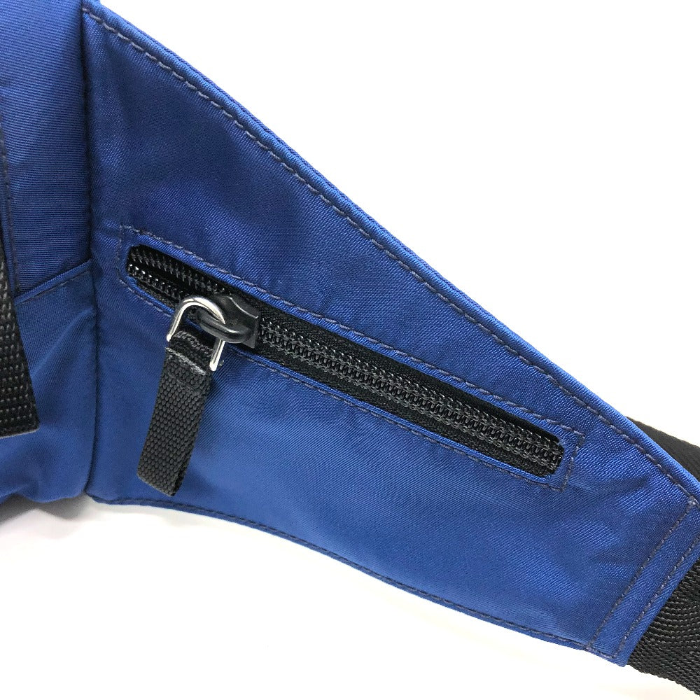 PRADA Waist bag 2VL001 Nylon blue Triangle logo