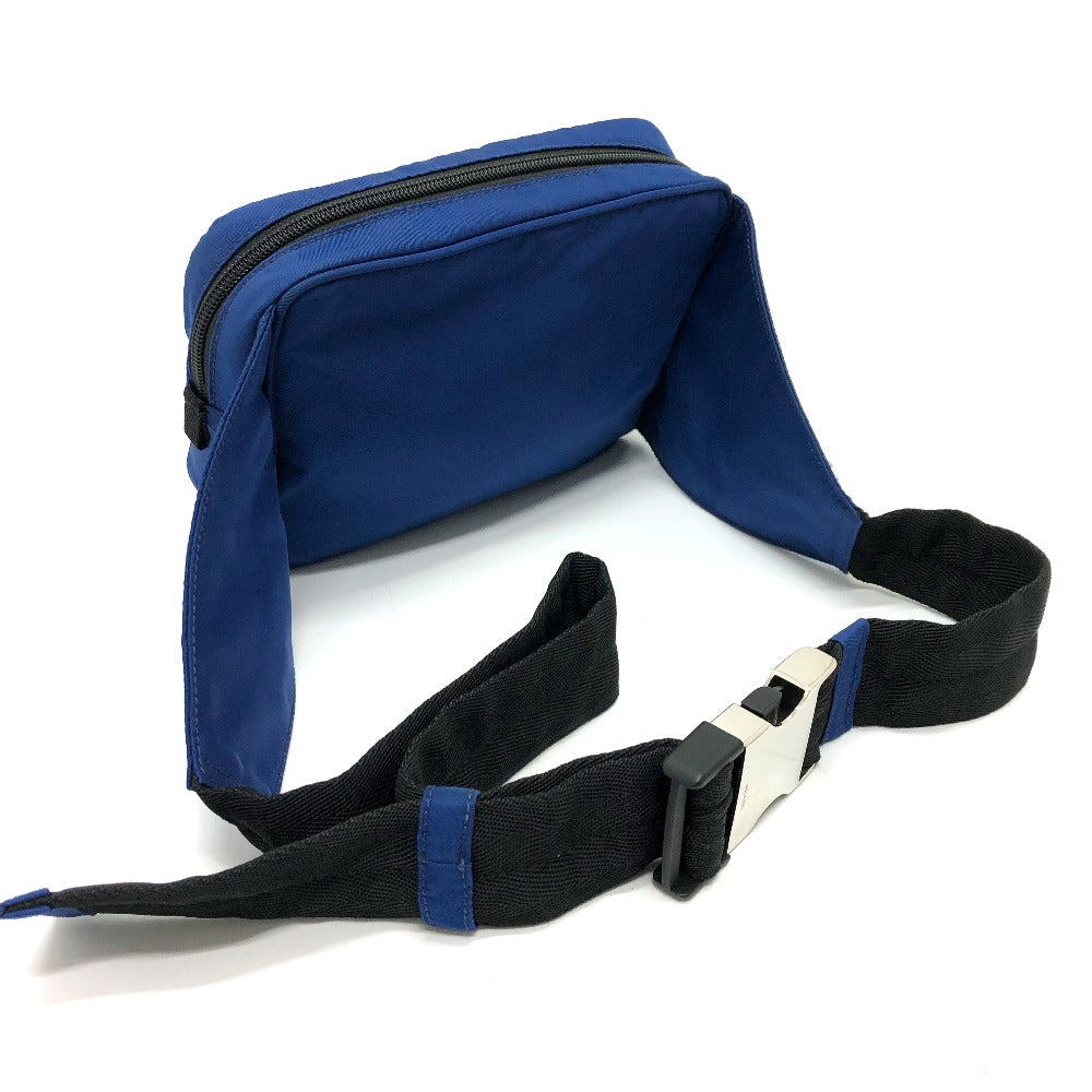 PRADA Waist bag 2VL001 Nylon blue Triangle logo