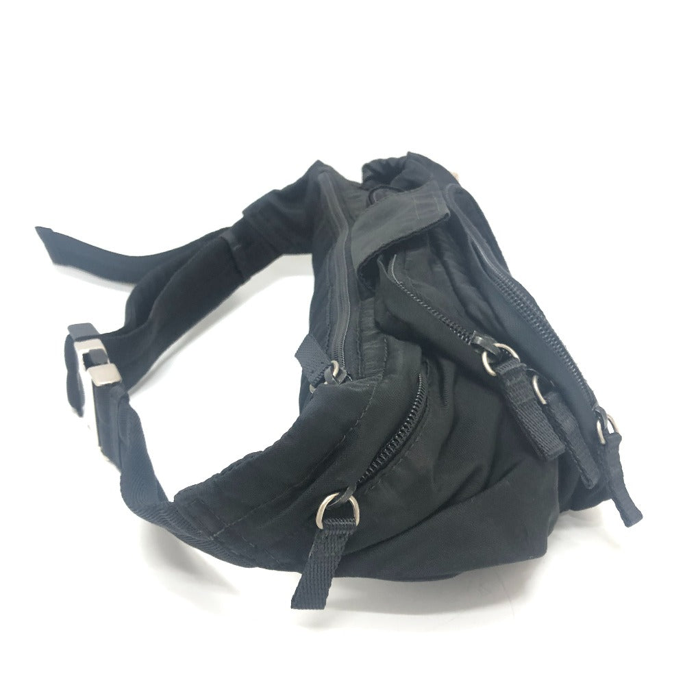 PRADA Sling bag VA0056 Nylon black Multi pocket