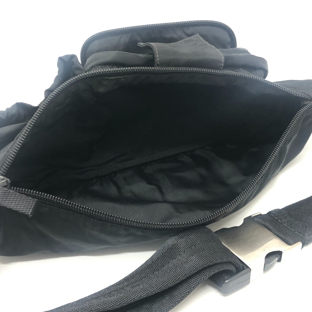 PRADA Sling bag VA0056 Nylon black Multi pocket
