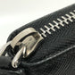 PRADA Long Wallet Purse 2ML317 Safiano leather black logo Women Used Authentic