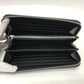 PRADA Long Wallet Purse 2ML317 Safiano leather black logo Women Used Authentic